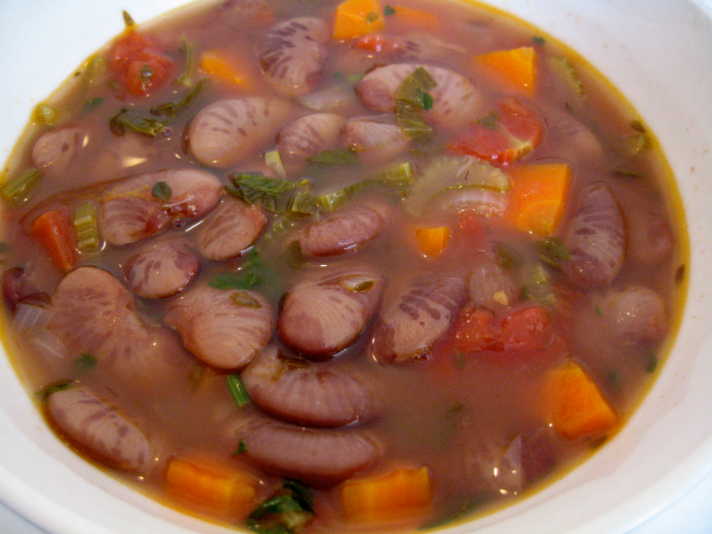 Receita de sopa de feijão