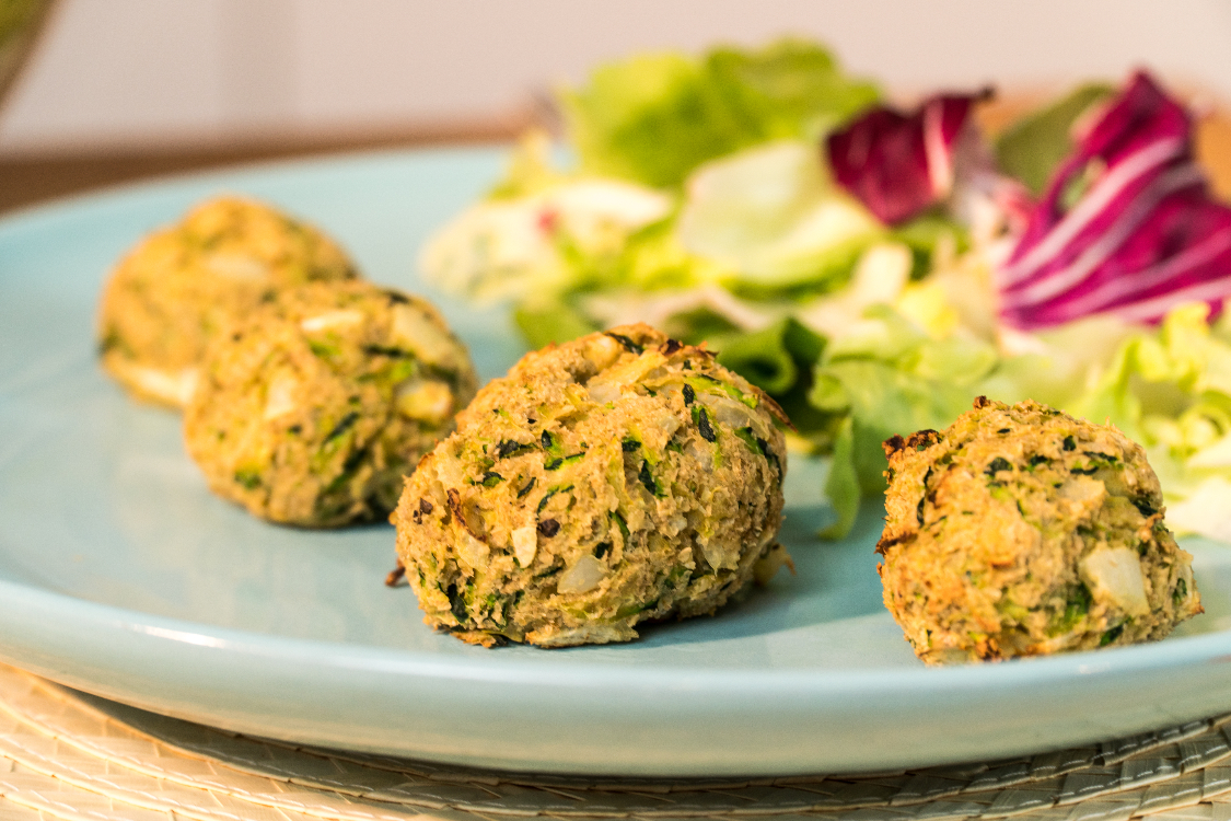 Receita de almôndegas de curgete