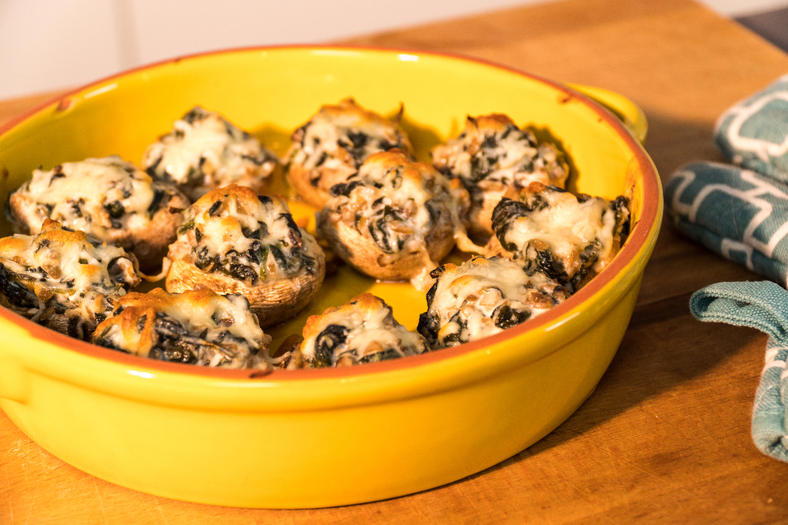 Receita de cogumelos recheados