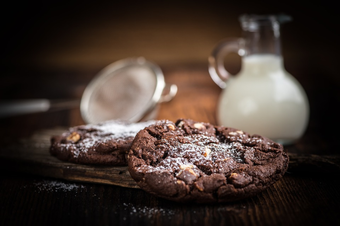 Cookies de chocolate negro