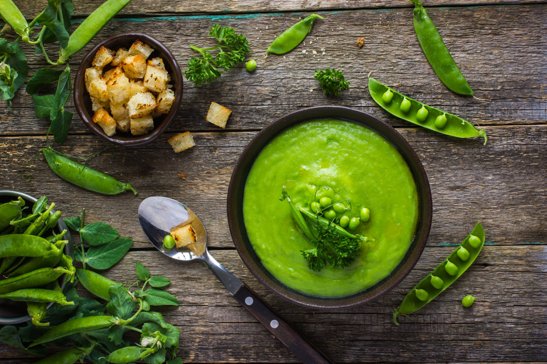 Receita de sopa de ervilhas
