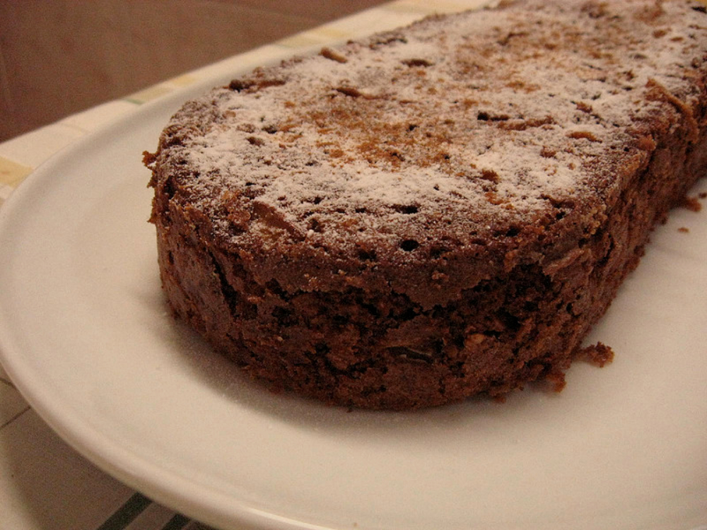 Bolo de maçã com canela