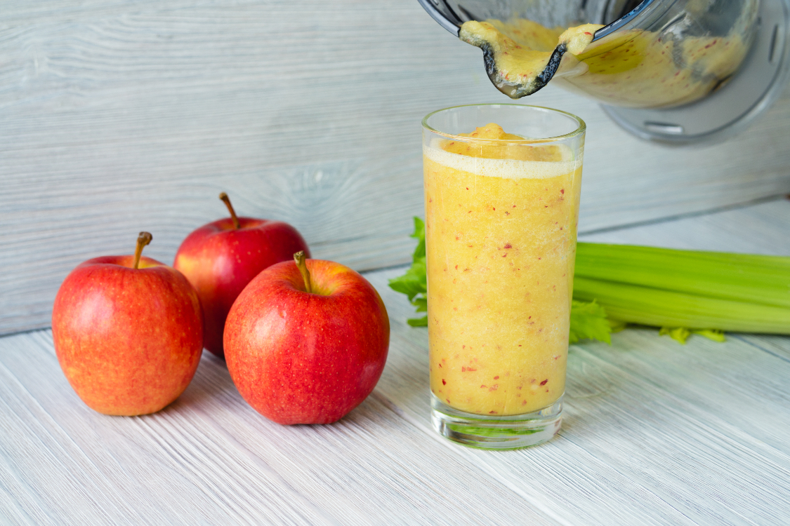 Smoothie de maçã e aipo