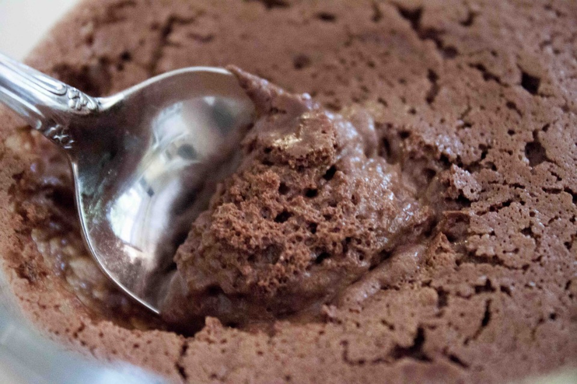 Mousse de chocolate para diabéticos