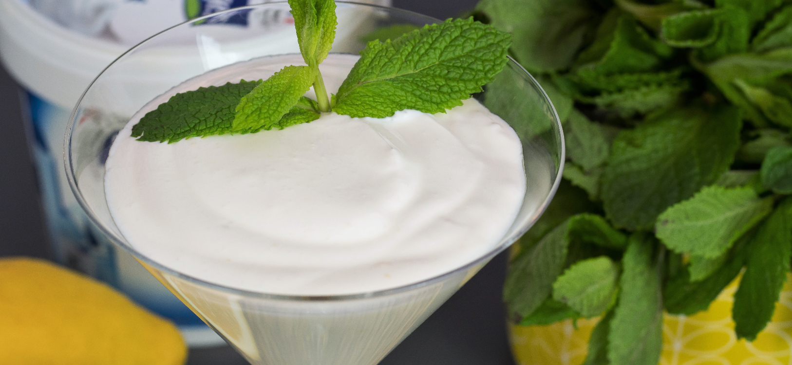 Receita simples e saudável de mousse de limão