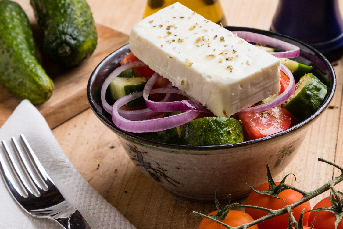 Receita de salada grega