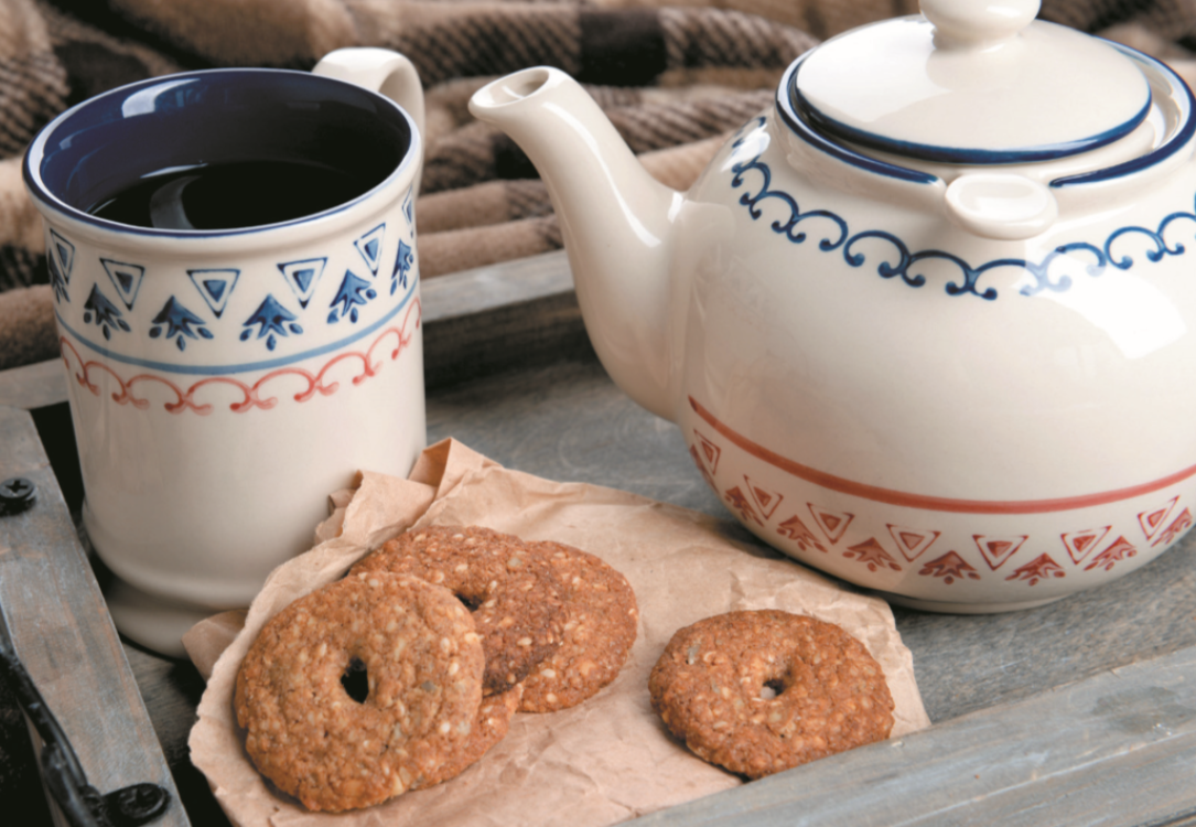 Bolachas de aveia de Natal