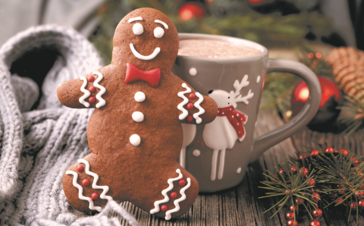 Bolachas de gengibre de Natal