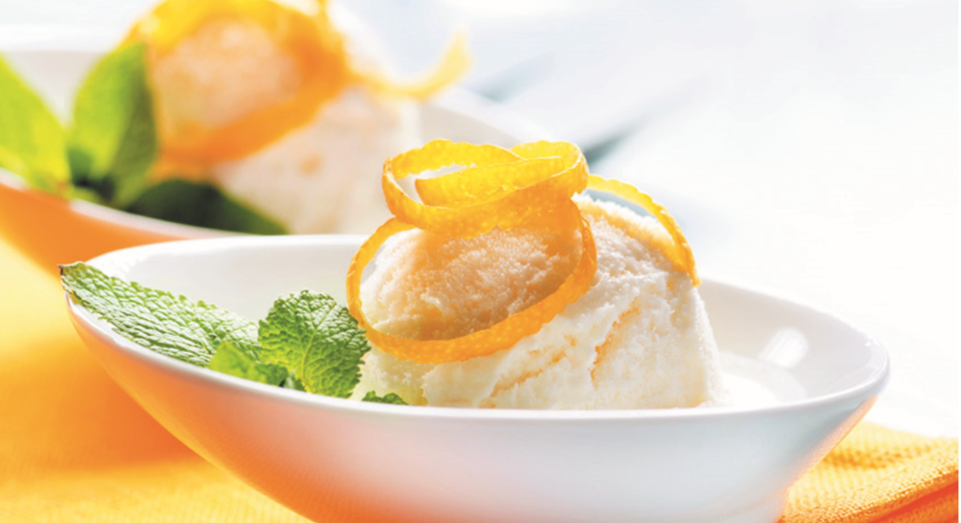 Receita de gelado de limão