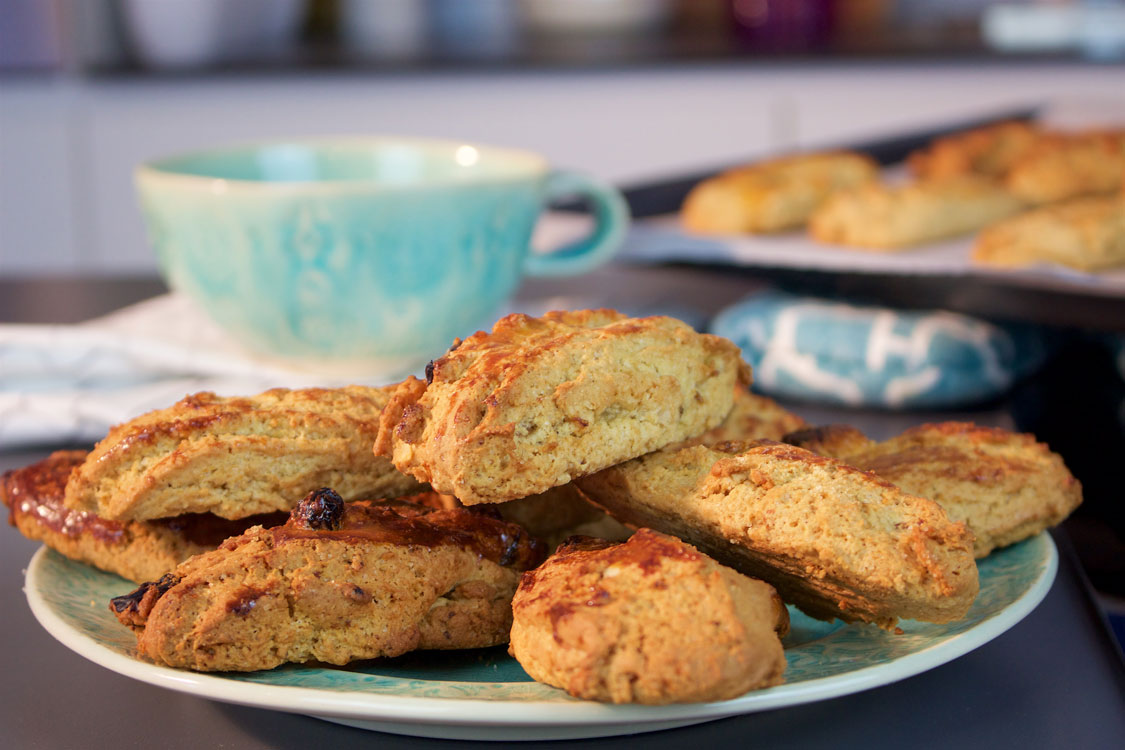 Broas de mel e limão