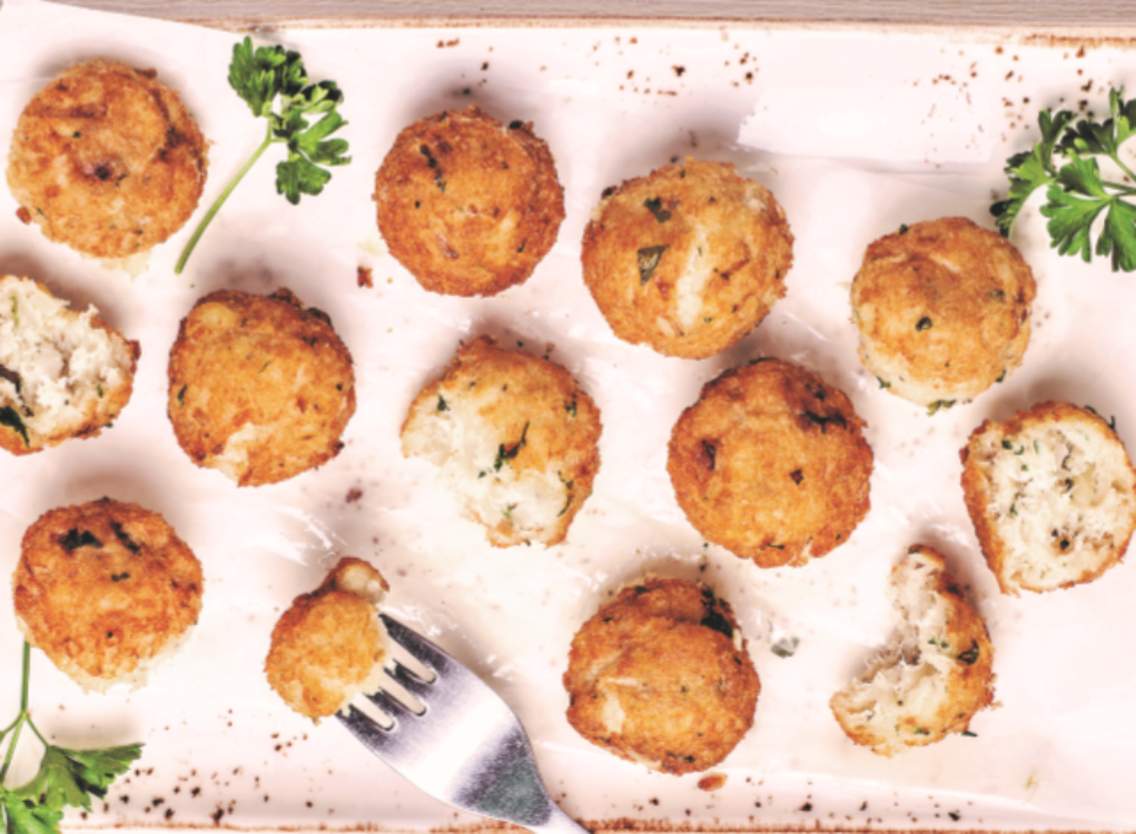 Bolinhas de bacalhau, uma entrada para o seu Natal!