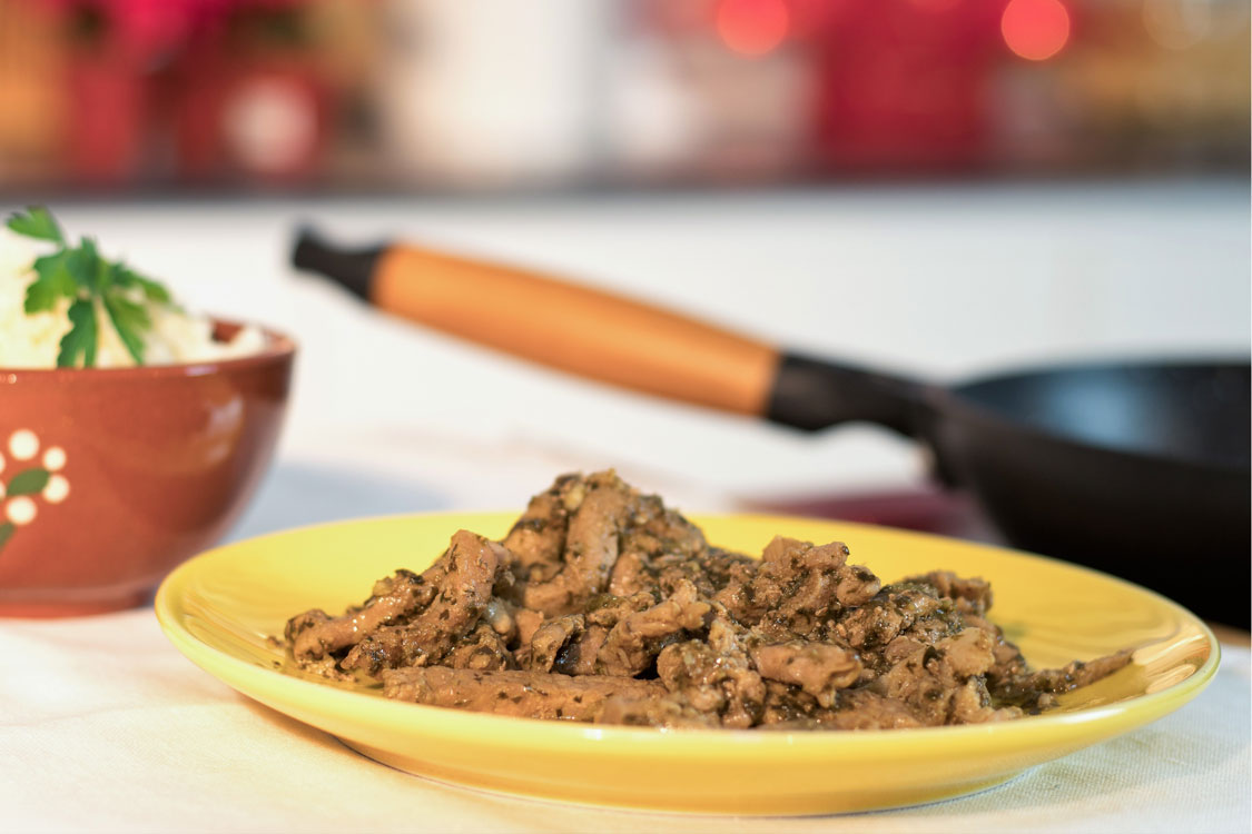 Receita de strogonoff de porco