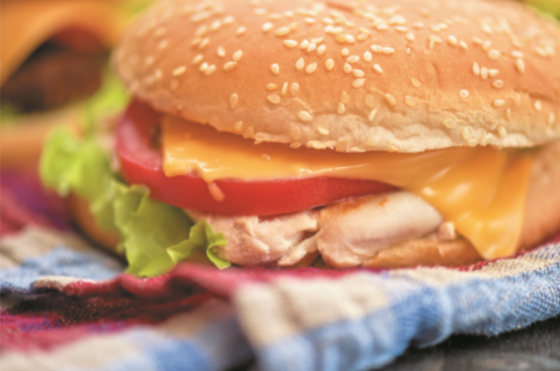 Receita de hambúrguer de peito de frango