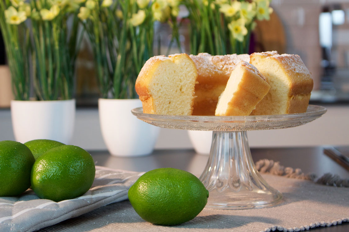 Receita de bolo de lima