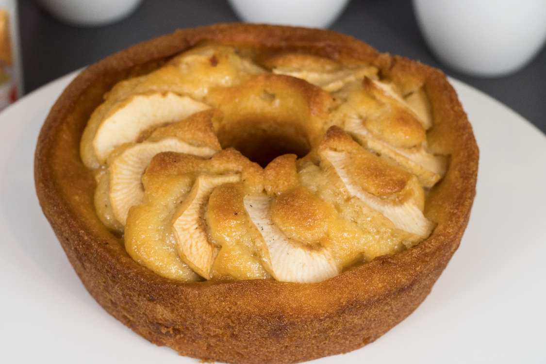 Receita irresistível de bolo de maçã