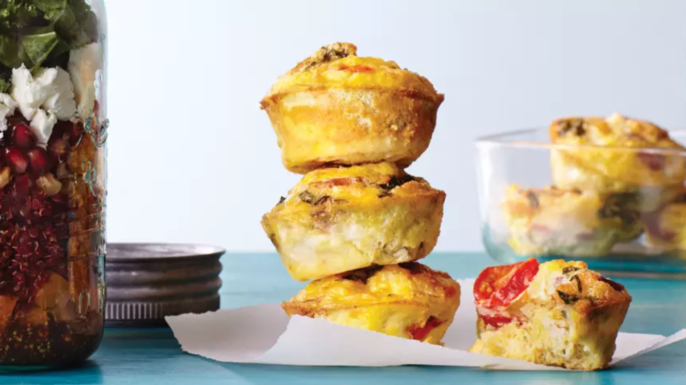Mini frittatas: com apenas 291 calorias!