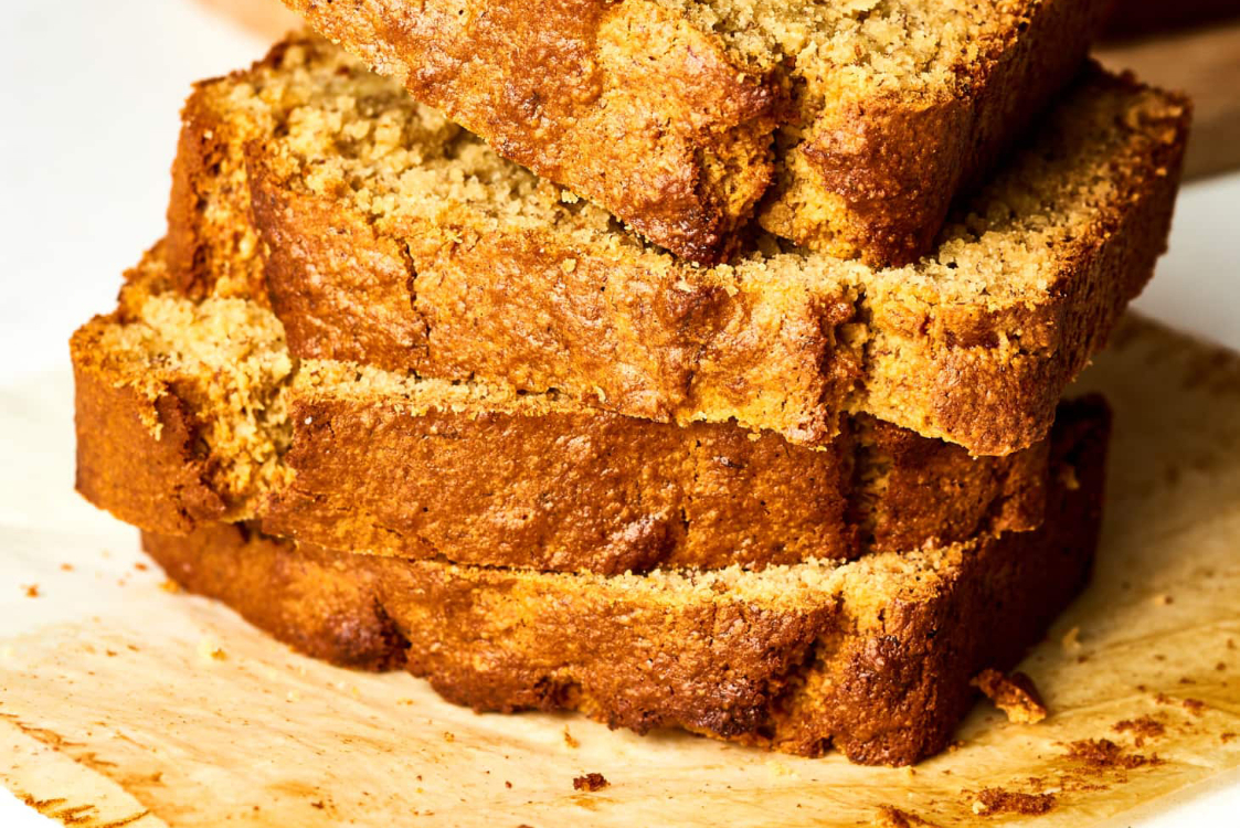Receita de pão de banana sem glúten