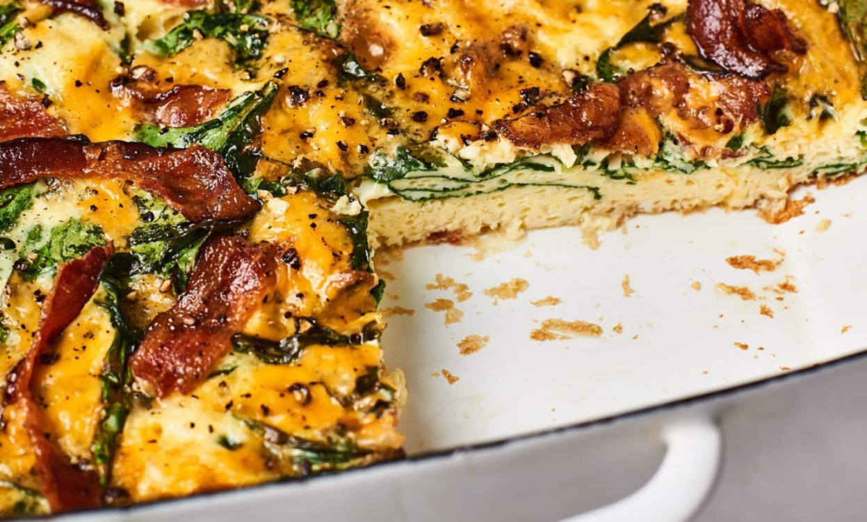 Receita (muito) fácil de quiche sem base