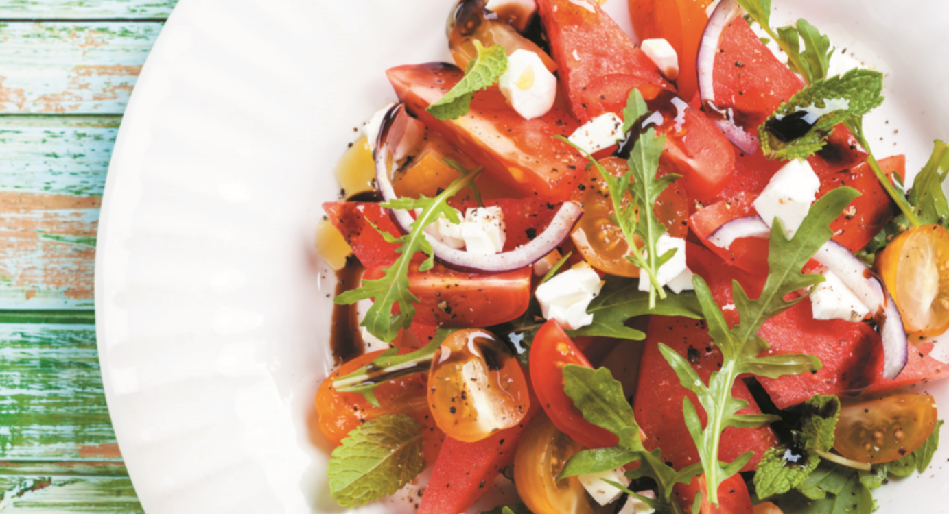 Receita de salada de melancia