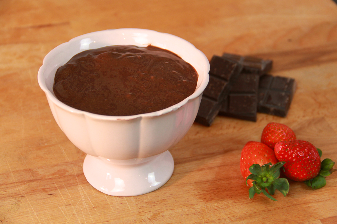 Mousse de chocolate negro