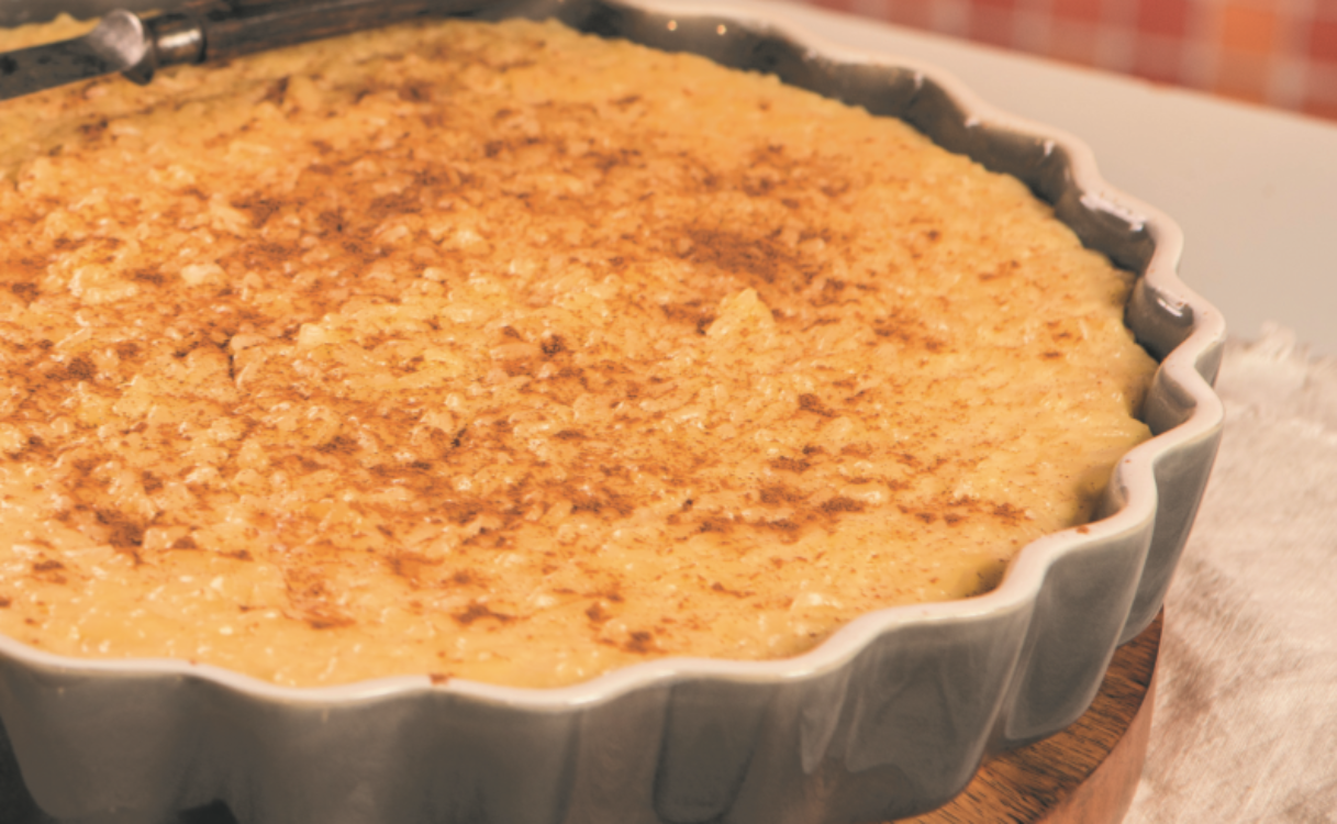 Receita de arroz-doce para o São João