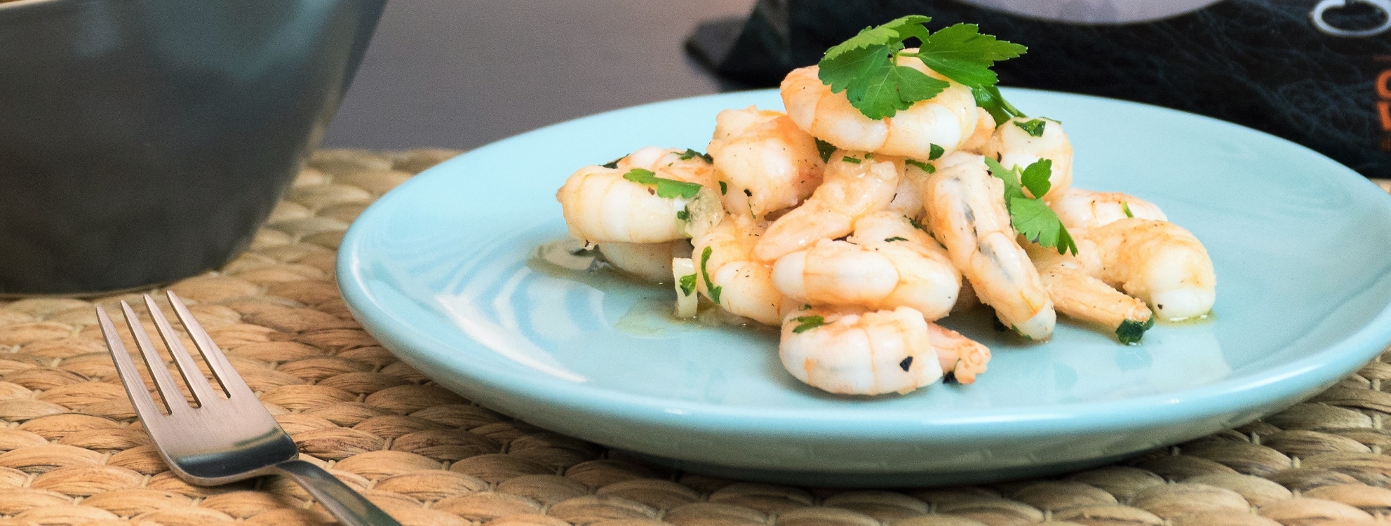 Receita de gambas ao alhinho