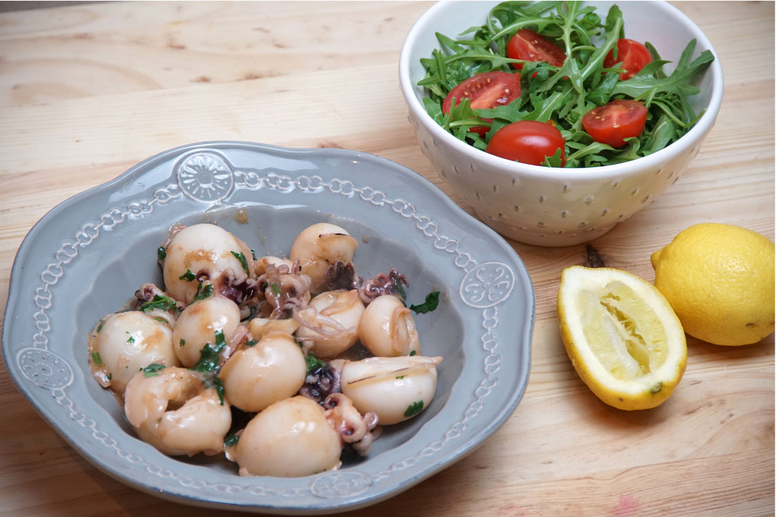 Receita de choquinhos à algarvia