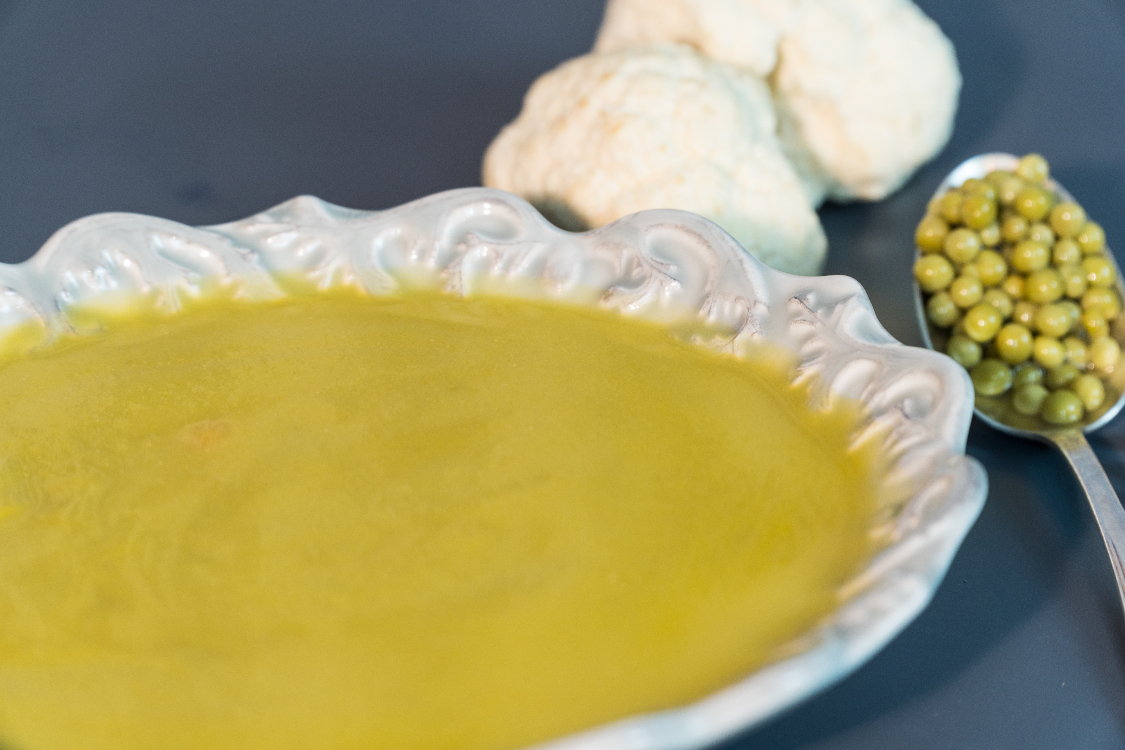 Creme de ervilhas sem batata