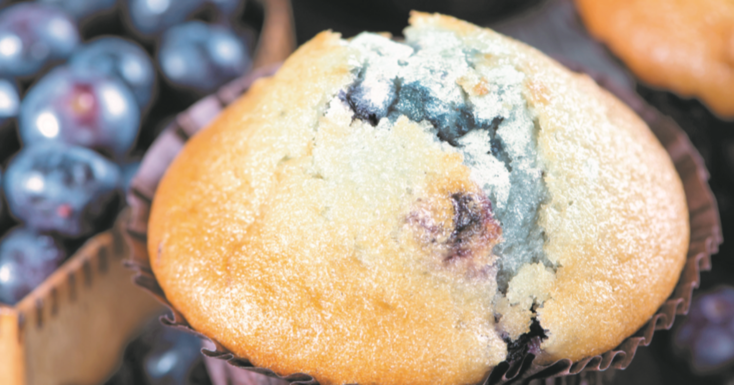 Muffin de mirtilos