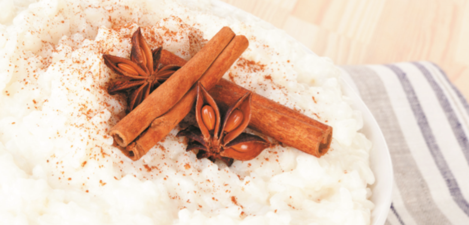 Receita de arroz-doce