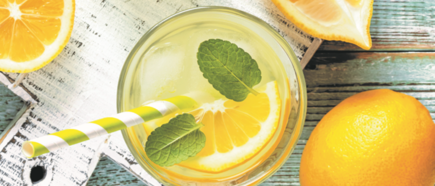 Receita fresca de limonada