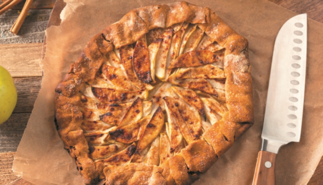 Receita de tarte rústica de maçã