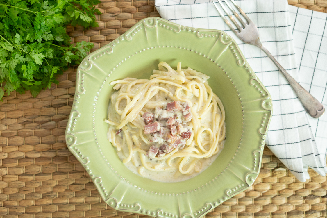 Fettuccine com queijo da ilha: muito simples… e ainda mais delicioso!