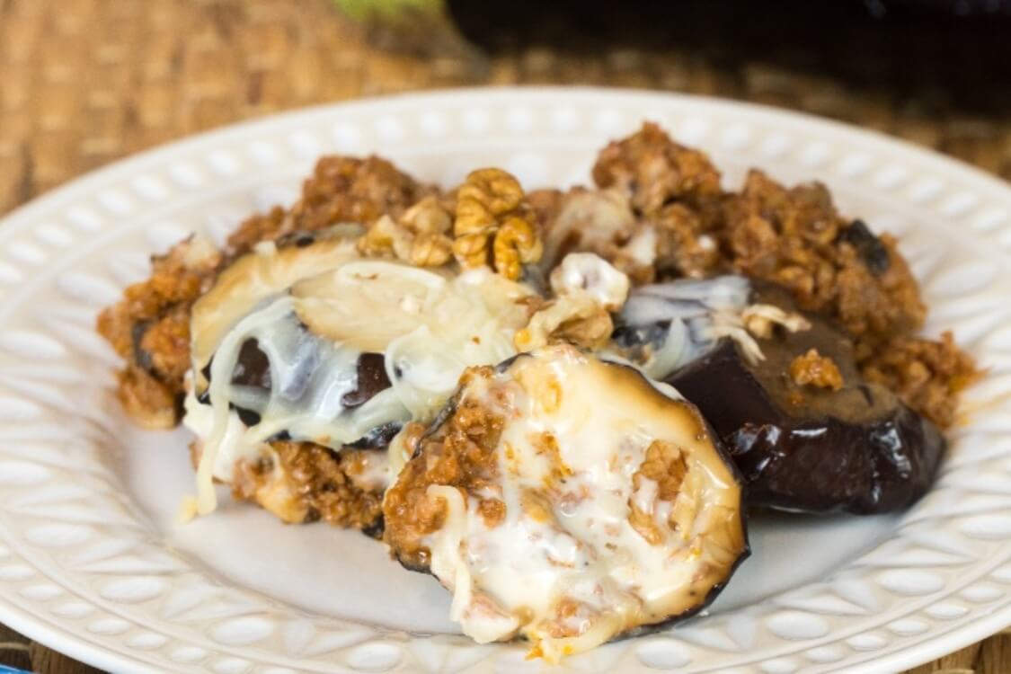 Lasanha de beringela e curgete: que combinação única!