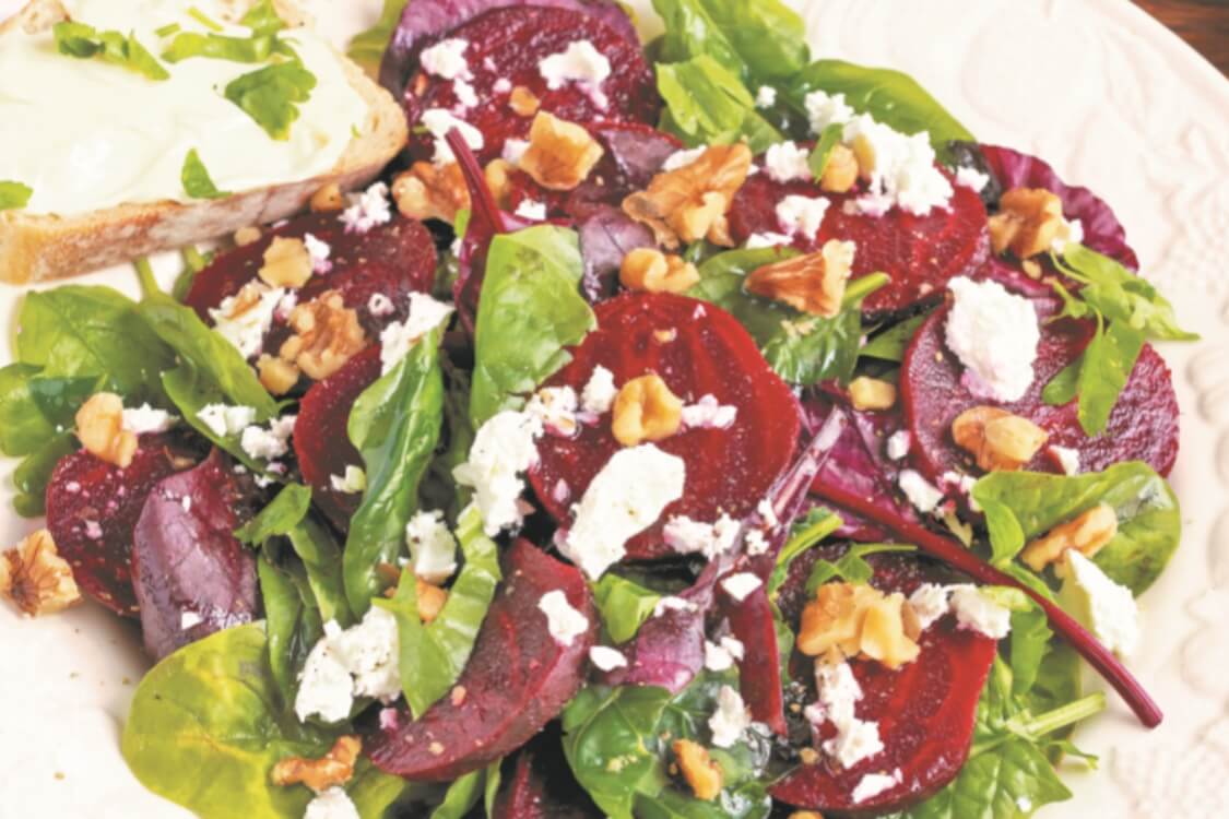 Salada de beterraba e nozes: para agradar aos paladares mais exigentes!