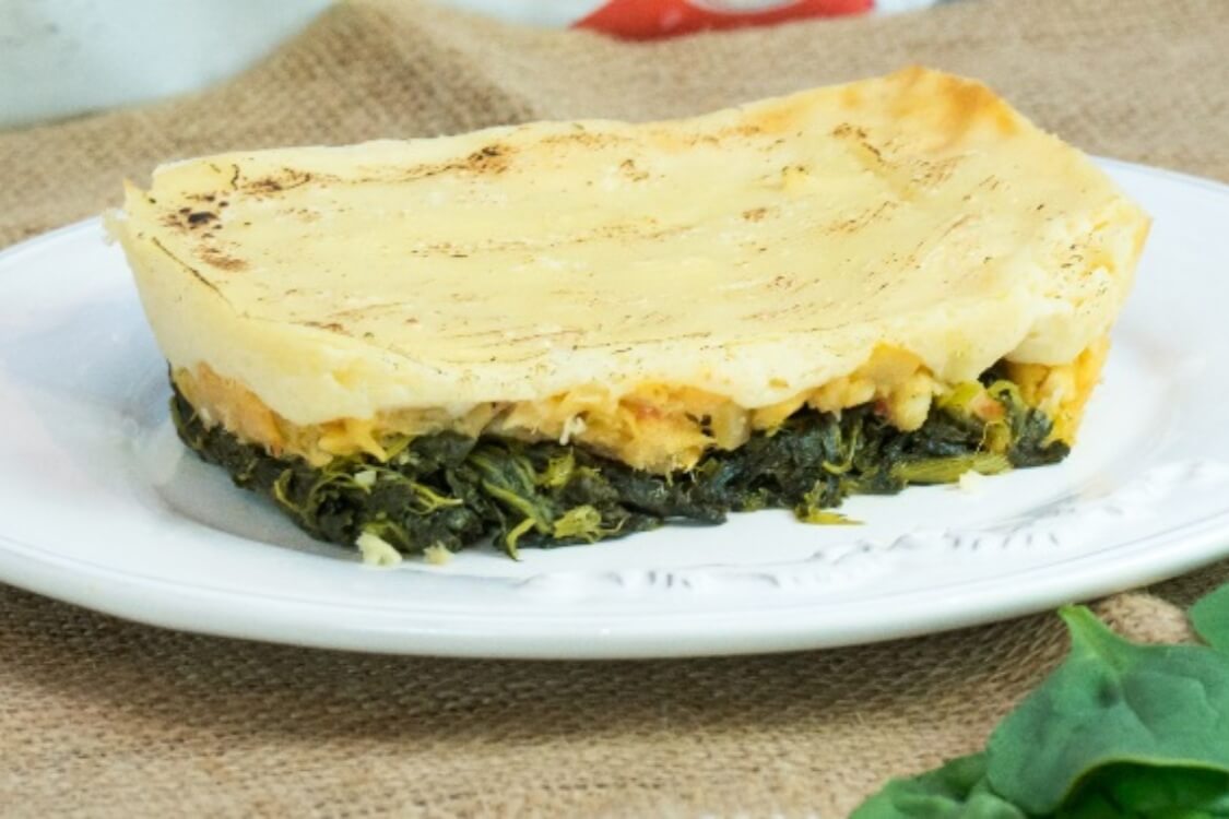 Empadão de bacalhau e espinafres, uma receita simples para o Natal!