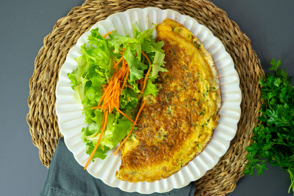 Omelete à minha moda: uma das melhores que já provou!