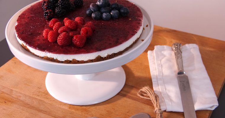 Cheesecake de frutos vermelhos: um doce do outro mundo!