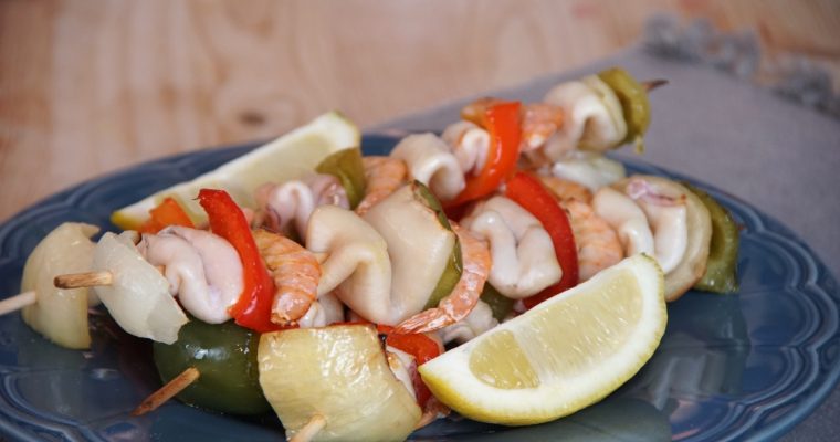 Espetadas de choco: uma sugestão bem simples, deliciosa e saudável!