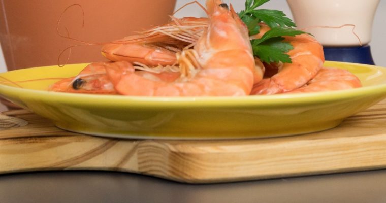 Gambas cozidas: um petisco que nunca falha!