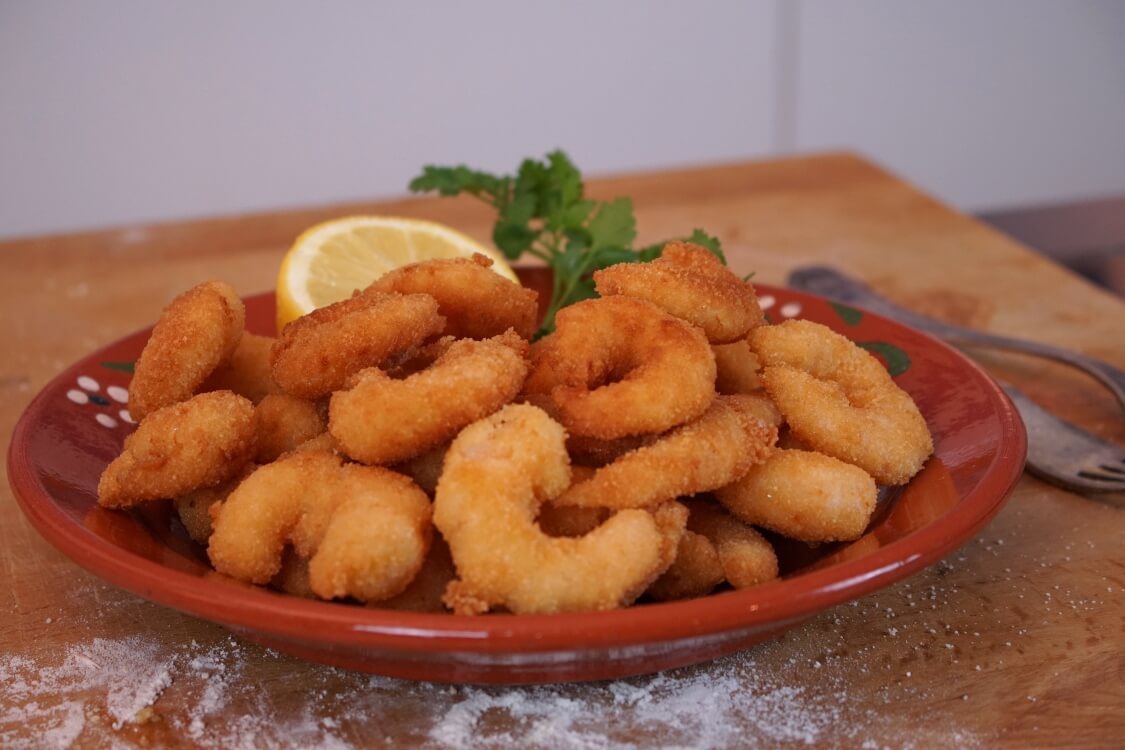 Camarões panados: um petisco rápido… e irresistível!