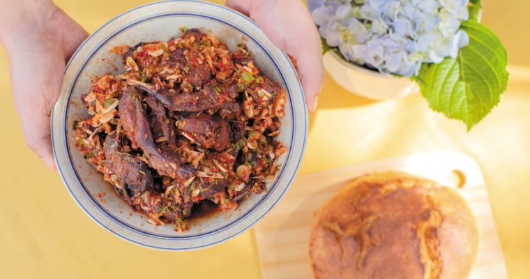 Coelho com molho vilão