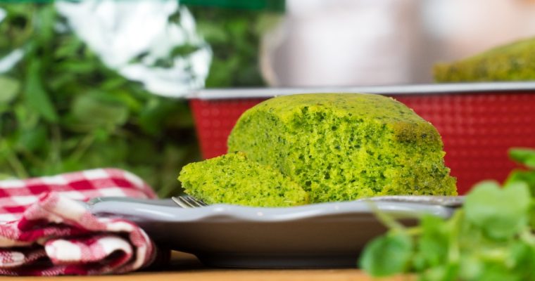 Bolo de agrião: um doce original… e irresistível!