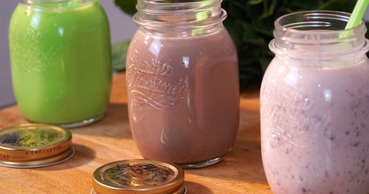 Batidos de fruta e vegetais: tão colorido… e tão bom!