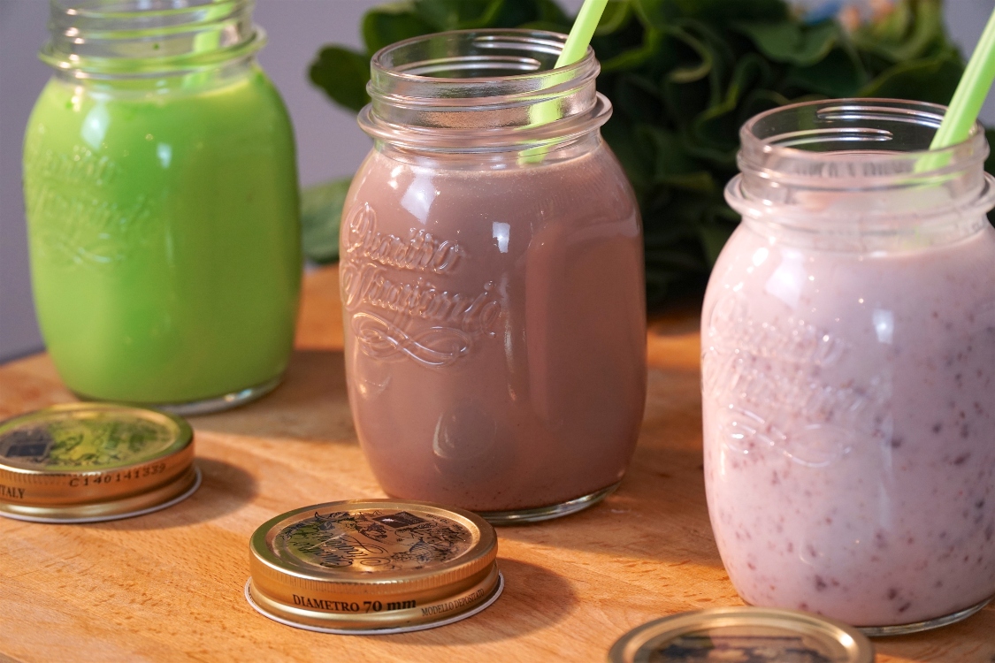 Batidos de fruta e vegetais: tão colorido… e tão bom!