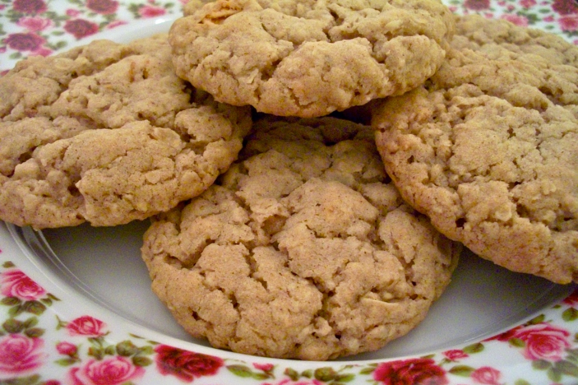 Estas bolachas de aveia e maçã são de-li-ci-o-sas!