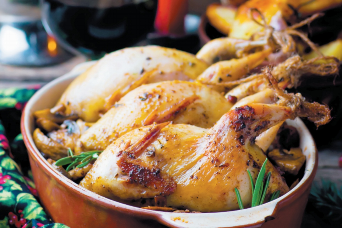 Codornizes no forno: prato simples e saboroso para o Natal!