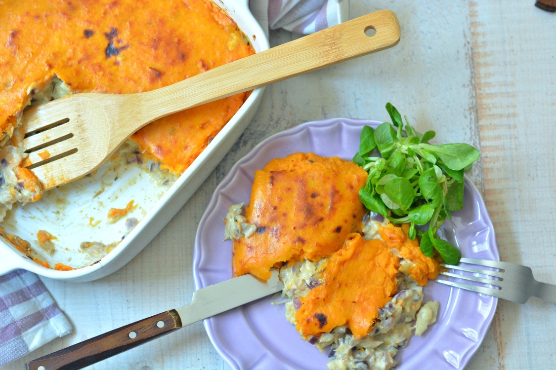 Empadão de bacalhau com batata-doce: uma versão diferente!