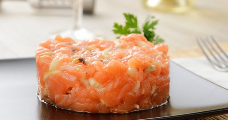 Receita de tártaro de salmão