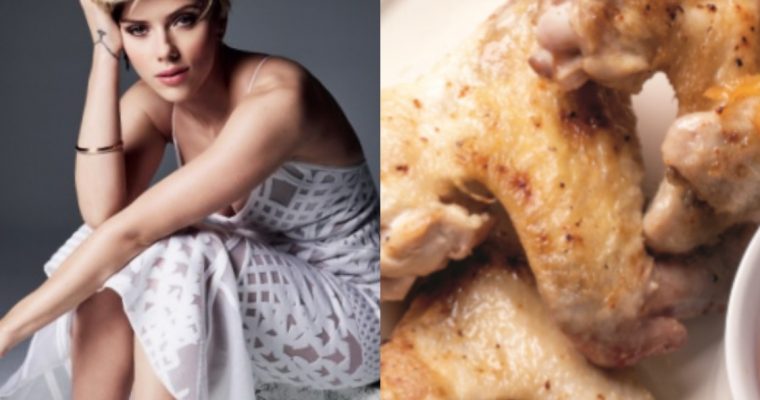 Scarlett Johansson é “viciada” em asas de frango: conheça esta receita!